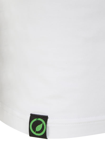 Bamboo T-Shirt V-Neck Slim Fit White