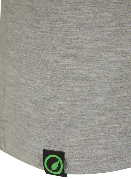 Bamboo T-Shirt V-Neck Slim Fit Grey