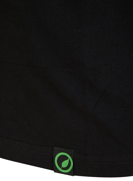 Bamboo T-Shirt V-Neck Slim Fit Black