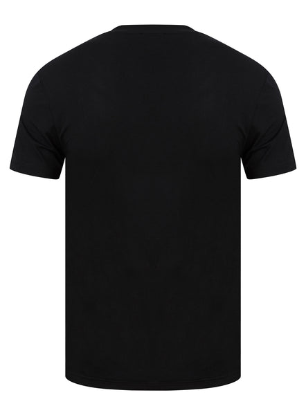 Bamboo T-Shirt V-Neck Slim Fit Black