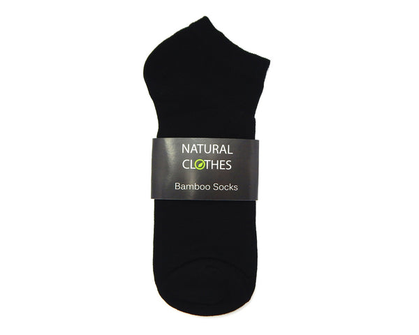 Bamboo Low Cut Socks Black - Natural Clothes Bamboo Clothing & Accessories for Men & Women