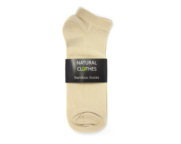 Bamboo Low Cut Socks Flaxen - Natural Clothes Bamboo Clothing & Accessories for Men & Women