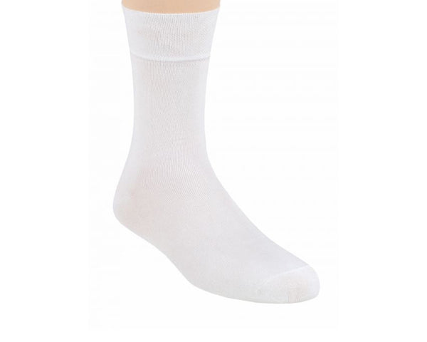 Bamboo Mid Cut Socks White - Natural Clothes Bamboo Clothing & Accessories for Men & Women