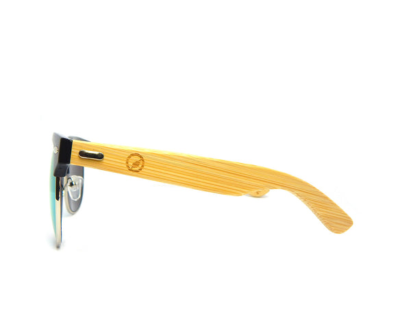 Bamboo Sunglasses Gold Mirror BSC04 - Natural Clothes Bamboo Clothing & Accessories for Men & Women
