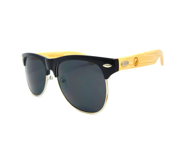 Bamboo Sunglasses Black Tint BSC01 - Natural Clothes Bamboo Clothing & Accessories for Men & Women
