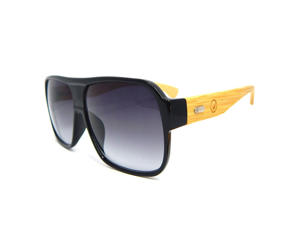 Bamboo Sunglasses Flat Top BSF01 - Natural Clothes Bamboo Clothing & Accessories for Men & Women