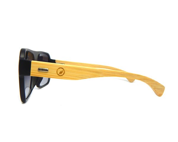 Bamboo Sunglasses Flat Top BSF02 - Natural Clothes Bamboo Clothing & Accessories for Men & Women