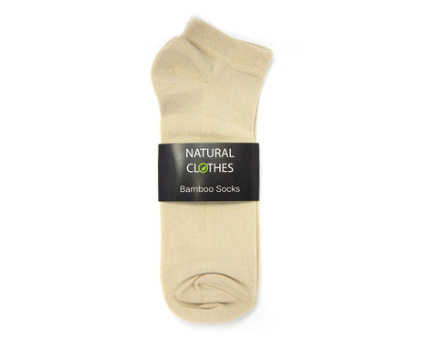 Bamboo Low Cut Socks Flaxen - Natural Clothes Bamboo Clothing & Accessories for Men & Women 