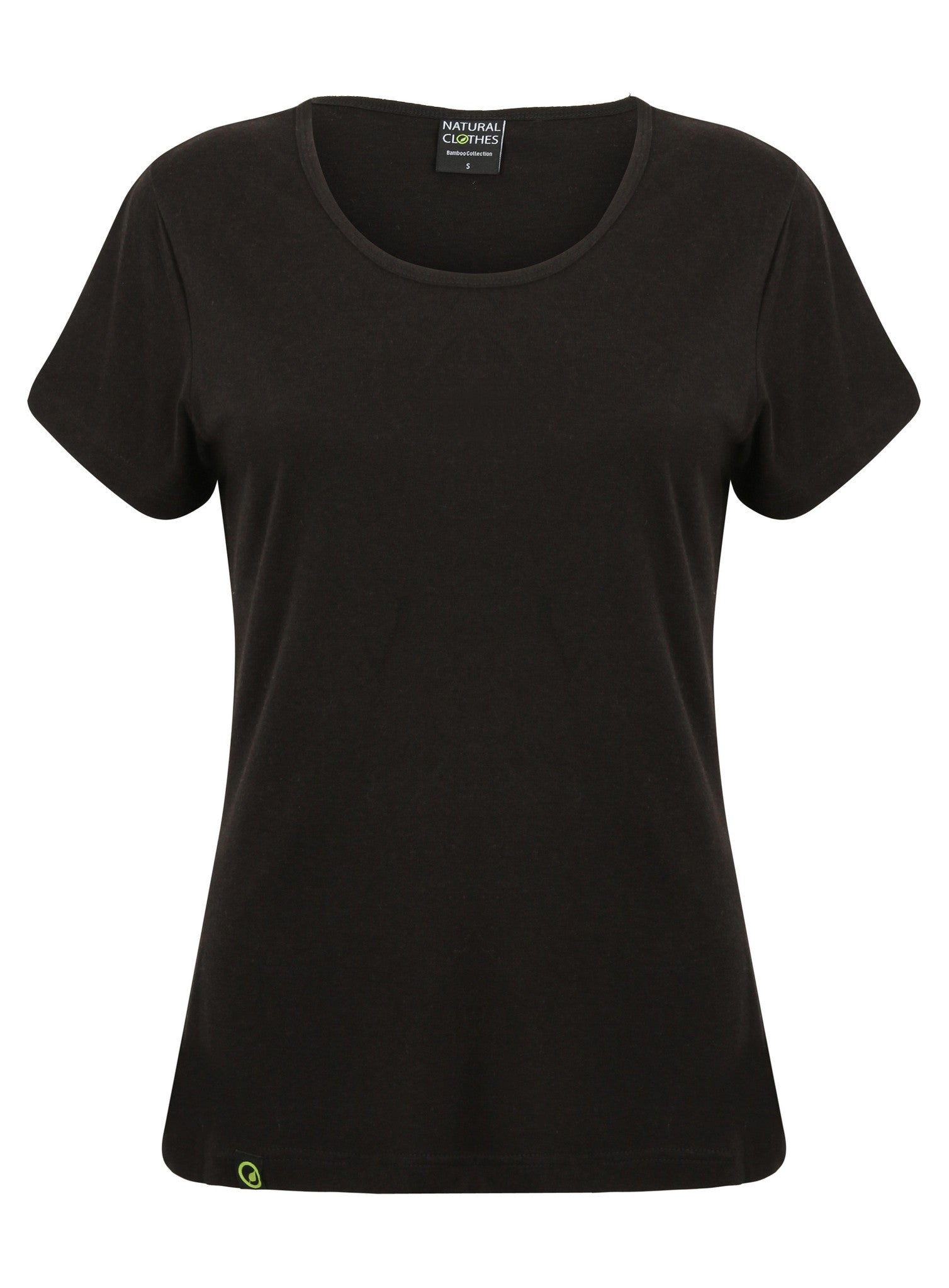 Bamboo Short Sleeve Top Black - Natural Clothes Bamboo Clothing & Accessories for Men & Women 