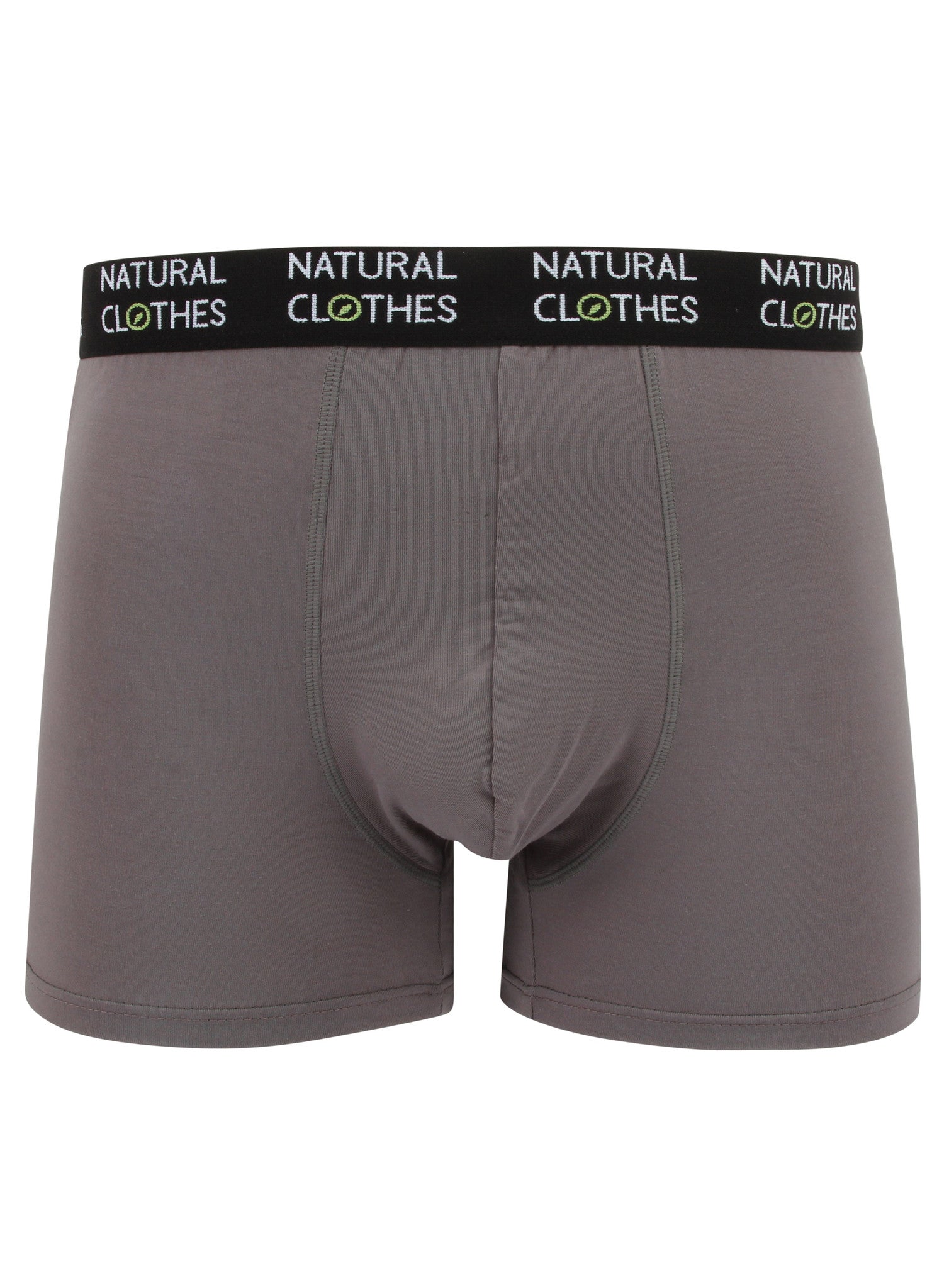 Bamboo Boxer Trunks Grey - Natural Clothes Bamboo Clothing & Accessories for Men & Women 