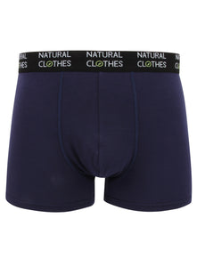 Bamboo Boxer Trunks Blue - Natural Clothes Bamboo Clothing & Accessories for Men & Women 