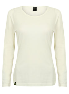 Bamboo Long Sleeve Top White - Natural Clothes Bamboo Clothing & Accessories for Men & Women 
