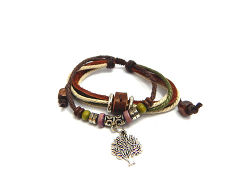Ethnic Bracelet Maple Tree - Natural Clothes Bamboo Clothing & Accessories for Men & Women 