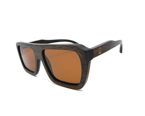 Bamboo Sunglasses Flat Top BSFT-02 - Natural Clothes Bamboo Clothing & Accessories for Men & Women 