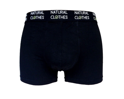 Boys' Bamboo Boxer Trunks Black - Natural Clothes Bamboo Clothing & Accessories for Men & Women 