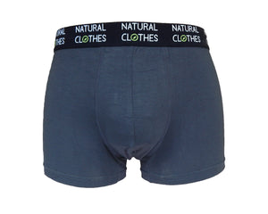 Boys' Bamboo Boxer Trunks Grey - Natural Clothes Bamboo Clothing & Accessories for Men & Women 