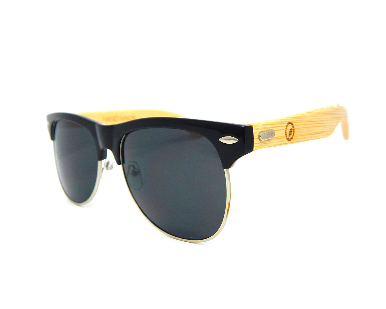 Bamboo Sunglasses Black Tint BSC01 - Natural Clothes Bamboo Clothing & Accessories for Men & Women 